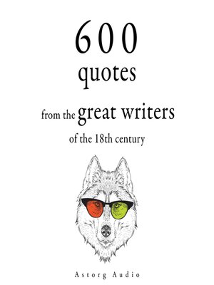 cover image of 600 Quotations from the Great 18th Century Writers